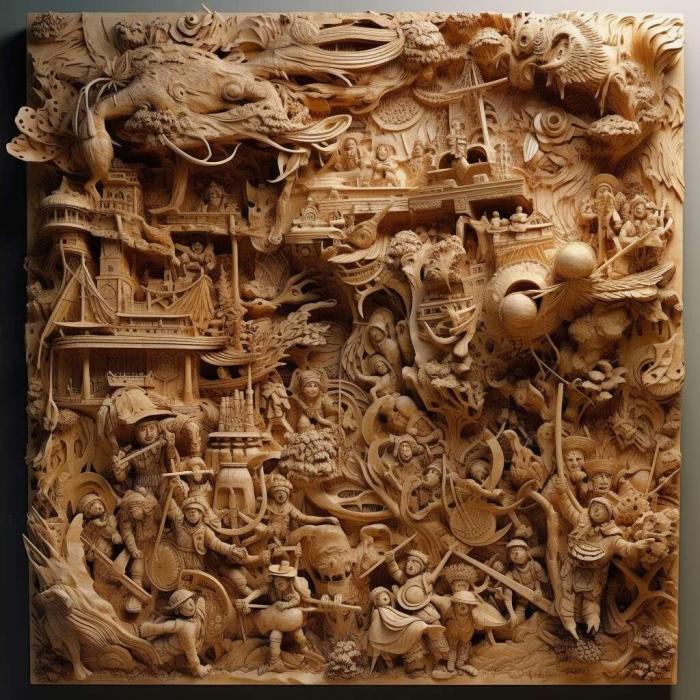 نموذج ثلاثي الأبعاد لآلة CNC 3D Art 